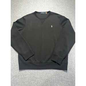Polo Ralph Lauren Men's Blue Long Sleeve Sweater Size M Polyester Cotton Blend